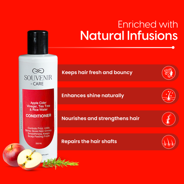Conditioner – Apple Cider Vinegar, Tea Tree & Rice Water
