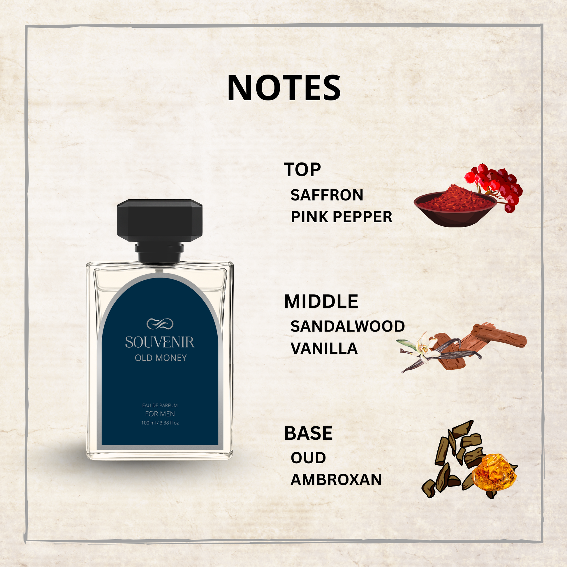 OUD-WOODY-SPORTY PERFUMES FOR MEN - SET OF 2 x 100 ML EACH