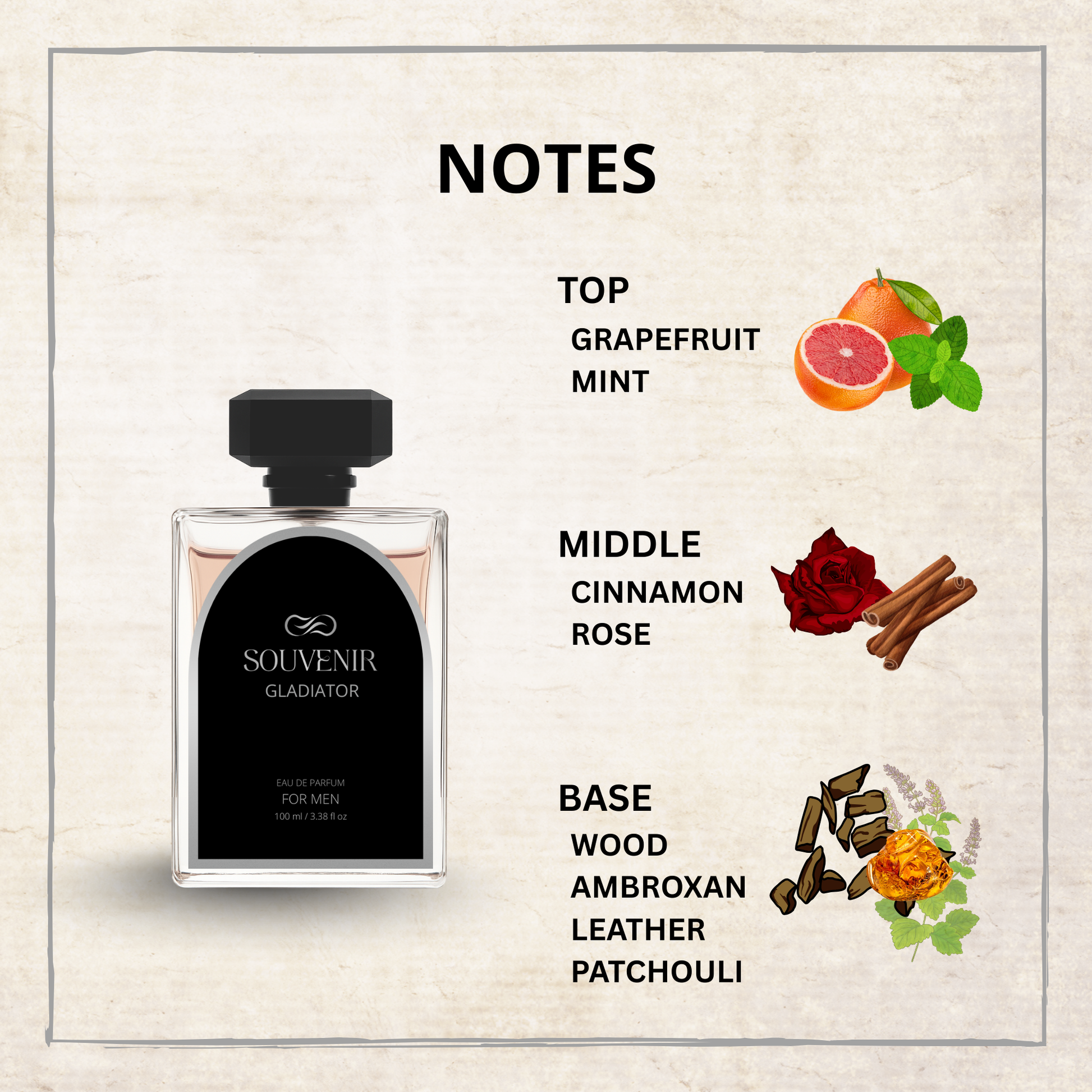 OUD-WOODY-SPORTY PERFUMES FOR MEN - SET OF 2 x 100 ML EACH