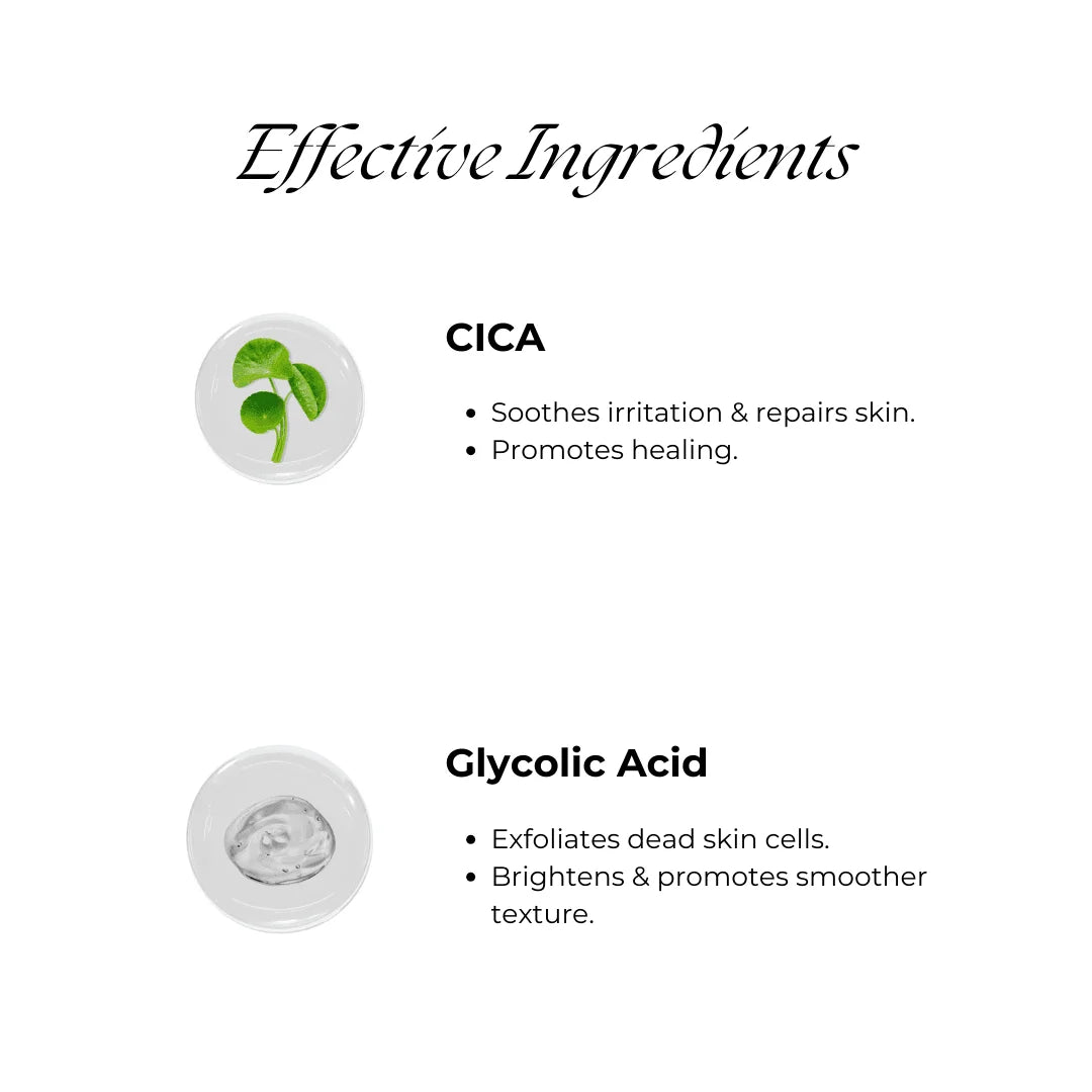CICA (Centella Asiatica) and AHA (Glycolic Acid)Body Lotion 300ML