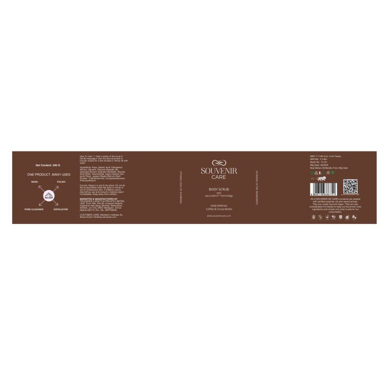 Body Scrub with Ayurvasenz Technology